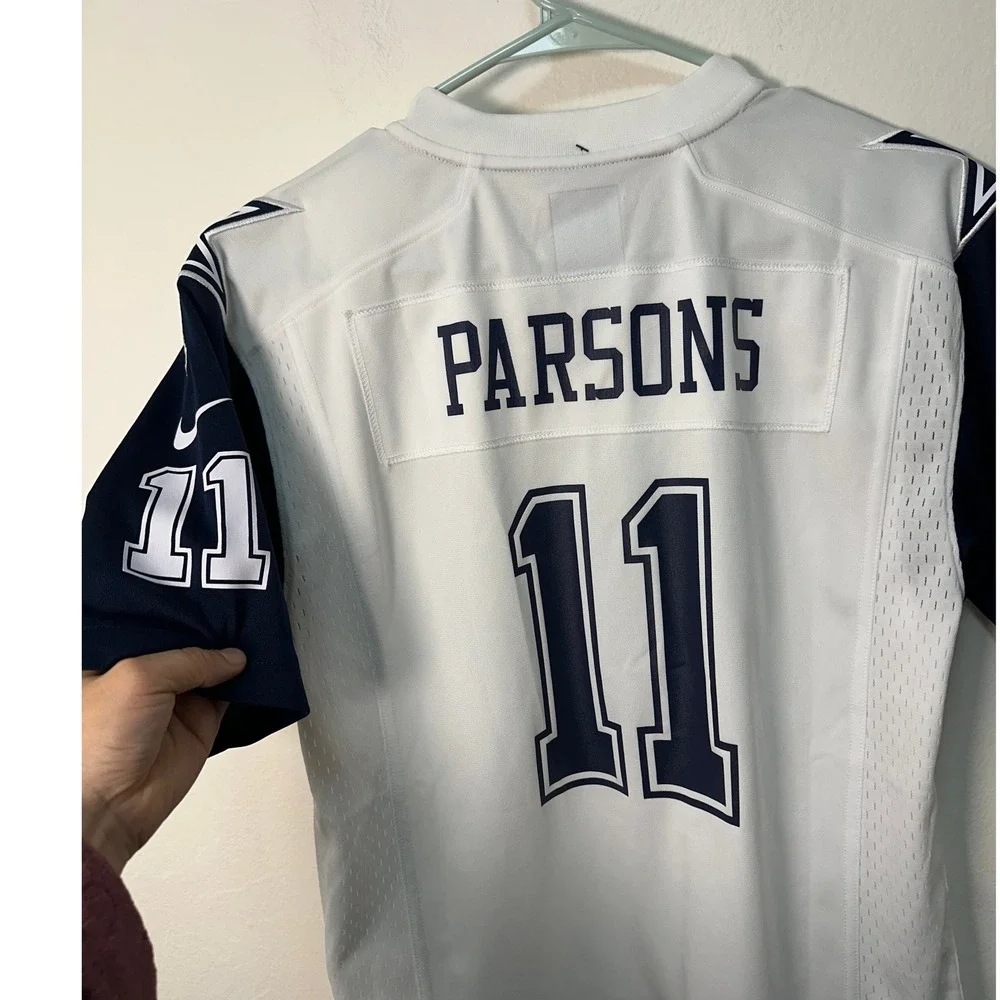 Nike NFL‎ Dallas Cowboys Micah Parsons 11 Youth Jersey White Navy L, NWT